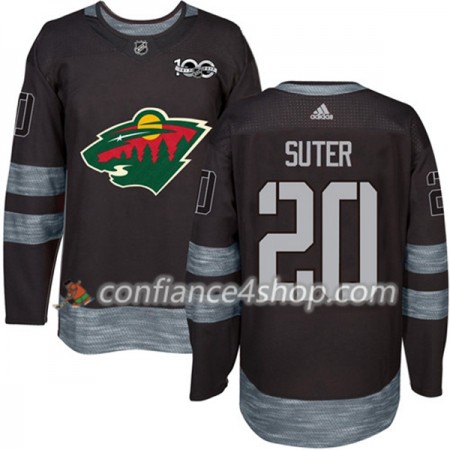 Adidas Maillot de Hockey Minnesota Wild Ryan Suter 20 1917-2017 100th Anniversary Noir Authentic - Homme Adidas Maillot de Hockey Minnesota Wild Ryan Suter 20 1917-2017 100th Anniversary Noir Authentic - Homme
